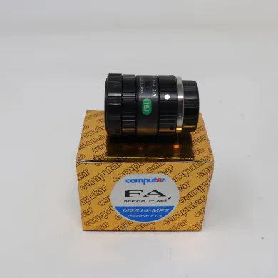 Computar M2514-MP2 25mm Fixed Focal Length C-Mount Lens with Manual Iris for Machine Vision