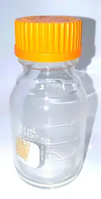 Corning PYREX 1395 250mL Graduated Autoclavable Media Bottle with GL45 Screw Cap