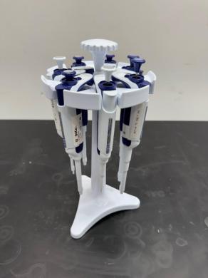 Rainin RFID-Capable Electronic Pipette Set with Stand for Precision Liquid Handling-cover