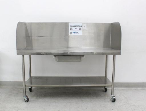 Mobile Stainless Steel Laboratory Workstation with Drawer Unit on Wheels-cover