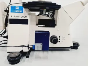 Carl Zeiss Axiovert 200M Inverted Fluorescence Microscope with 4x Objectives, 14 of 65