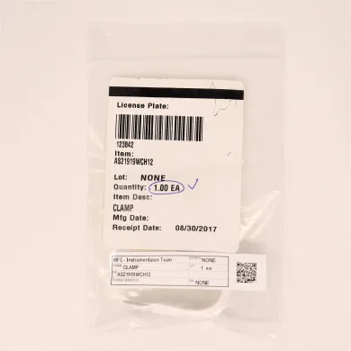 UMPCO Stainless Steel P Clamp AS21919WCH12 for Secure Cable and Tubing Management