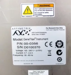 Affymetrix GeneTitan Multi-Channel Instrument for Genotyping and Gene Expression (96-384 Arrays), 4 of 9