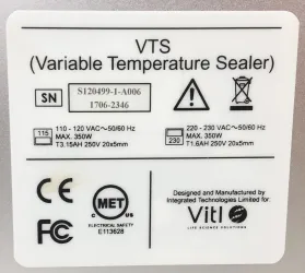 Thermo Scientific ALPS 50V Manual Variable Temperature Sealer, 5 of 5