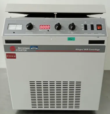 Beckman Coulter Allegra 6KR Refrigerated Benchtop Centrifuge (-10°C to 40°C, 8,000 RPM)