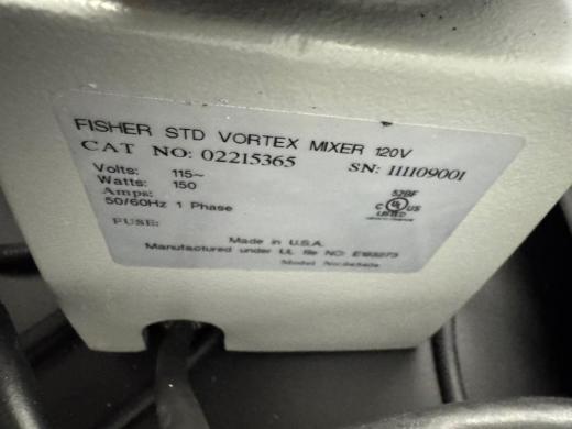 Fisher Scientific Model 945404 Variable-Speed Vortex Mixer-cover