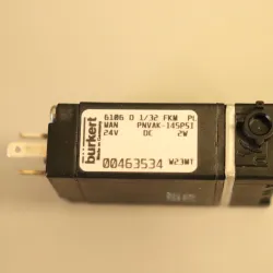 Burkert 3-Way Pneumatic Rocker Solenoid Valve Model 6106 D 1/32 FKM PL, 2 of 6