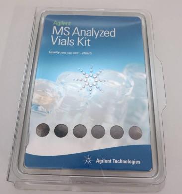 Agilent Technologies 2 ml Autosampler Vials: Agilent MS Analyzed Kit 5190-2280-cover