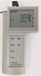 VWR 3000 Portable pH Meter with Hanna HI 1110B Electrode, 3 of 6