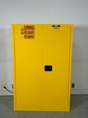 Uline 45 Gallon Flammable Liquid Storage Cabinet with Lockable Doors-cover