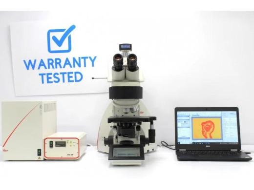 Leica DM6000 Upright Fluorescence Motorized Microscope with 8.3MP CMOS Camera-cover