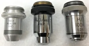 American Optical Sixty Monocular Microscope (100X to 1000X), 7 of 10