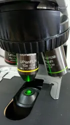 Olympus BX50 Fluorescence Trinocular Microscope with Halogen and Mercury Illumination, 2 of 9