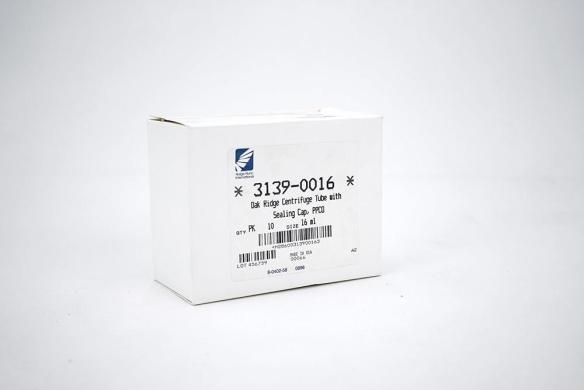 Nalgene Oak Ridge 3139-0016 PPCO 16 mL Centrifuge Tube with Screw Cap-cover