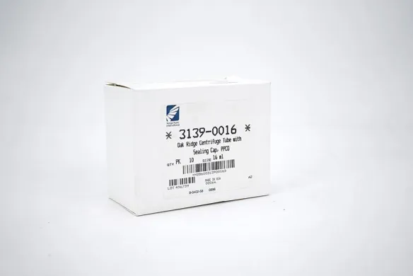 Nalgene Oak Ridge 3139-0016 PPCO 16 mL Centrifuge Tube with Screw Lid