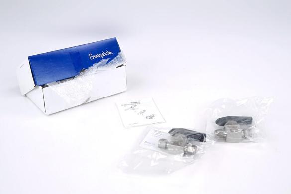2x Swagelok SS-43GS4 40 Series Ball Valves, 1.4 Cv, 1/4 in Tube Fitting, 3000 psig-cover