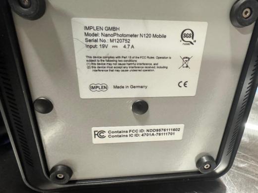 Implen N120 Nanophotometer-cover