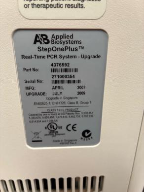 Applied Biosystems StepOne Plus Real Time PCR System-cover