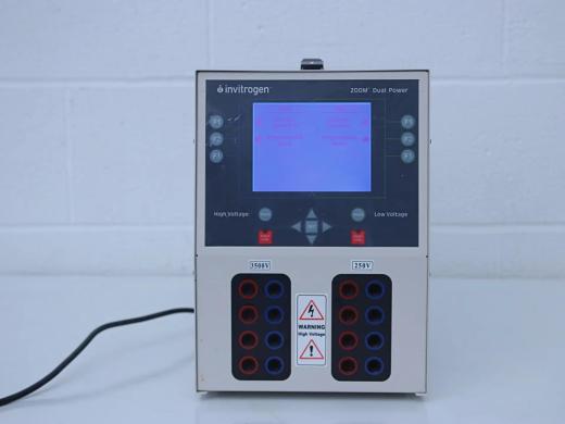 Invitrogen ZOOM Dual Power Supply ZP10002 for Electrophoresis Applications-cover