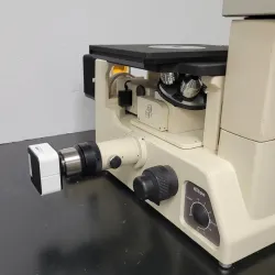 Nikon Epiphot 200 Metallurgical Microscope with BF/DF, Polarizer/Analyzer, and Camera, 5 of 13