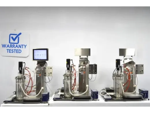 Infors HT Labfors 5 Triple-Station Benchtop Bioreactor System with 3.6 L Jacketed Vessels