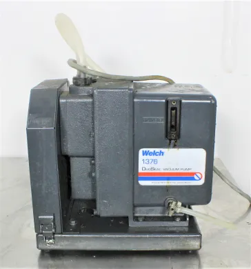 Welch 1376 DuoSeal Dual Stage Rotary Vane Vacuum Pump 10.6 cfm, 1x10⁻⁴ Torr Ultimate Pressure