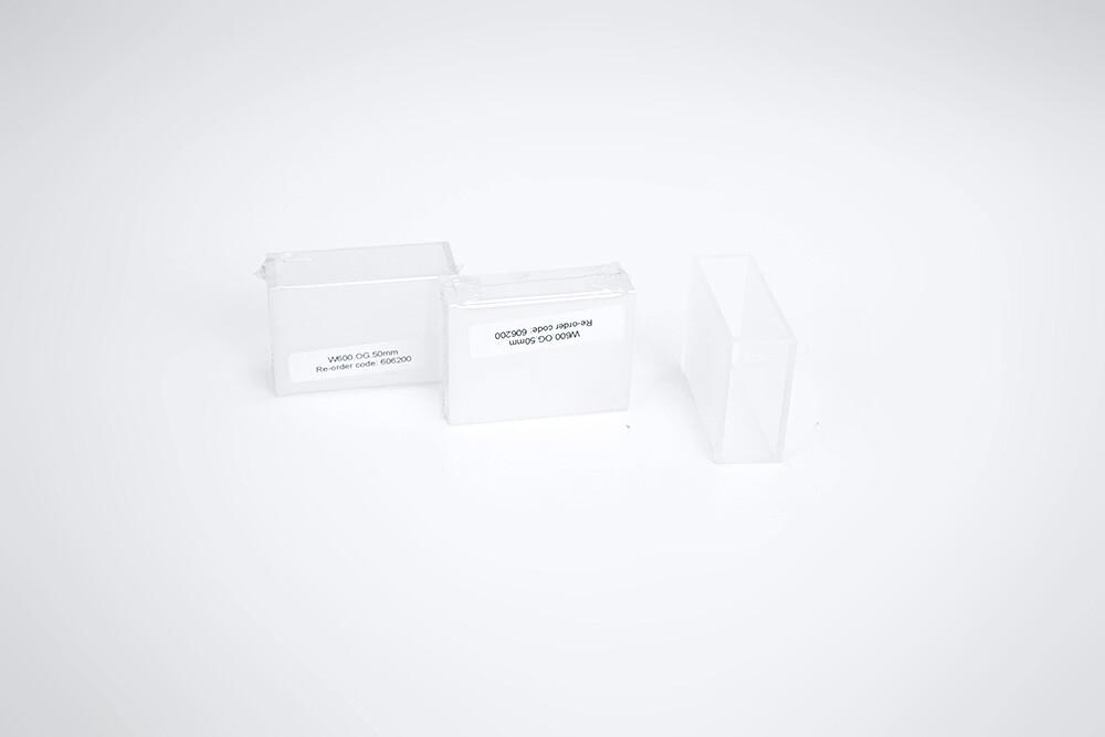 Tintometer W600/OG/50 606200 Optical Glass Cuvettes, 50 mm Path Length, Set of 3