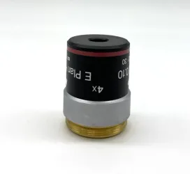 Nikon E Plan 4x/0.10 Microscope Objective for E200, 2 of 5