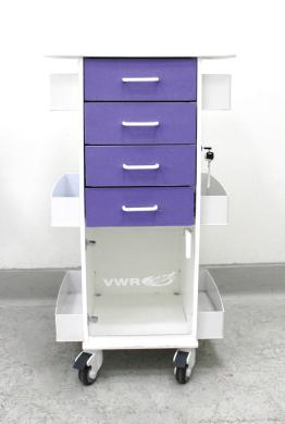 VWR MRI Core DX Mobile Lab Cart with Polyethylene Drawers and Lockable Storage-cover