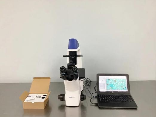 Fisherbrand Inverted Phase Contrast Microscope with Trinocular Siedentopf Head and Infinity Optics-cover