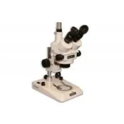 Meiji EMZ-5TR Trinocular Stereo Microscope with PLS-2 Pole LED Stand, 4 of 5