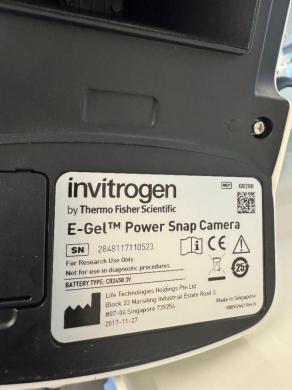 Invitrogen E-Gel Power Snap Camera Digital Gel Imaging System-cover