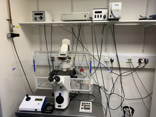 Zeiss Axiovert 200M Inverted Microscope with Heating and CO₂ Control System for Live-Cell Imaging