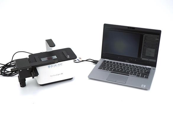 Blue-Ray EZ101 Compact Live-Cell Imaging System 20x BRLC-0101 with Laptop-cover
