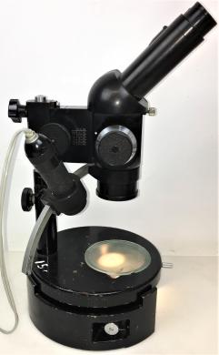 Zeiss Jena Binocular Stereo Microscope with Transformer (8X to 50X)-cover