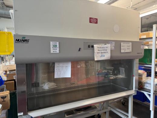 NuAire NU-425-600 6-Foot Class II Type A2 Biosafety Cabinet with Downflow Test Grid-cover