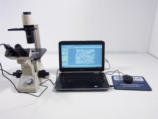 Olympus CK2 Inverted Phase Contrast Microscope with Computer and Imaging Software-cover