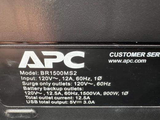 APC Back-UPS Pro 1500 S (BR1500MS2) Uninterruptible Power Supply for Laboratory Equipment-cover