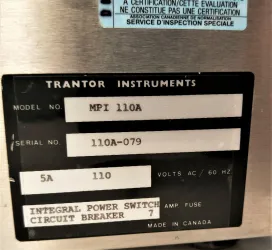 Trantor MPI-110A Microplate Incubator, 4 of 5