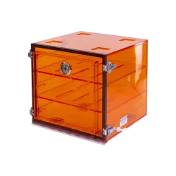 AMBER Acrylic Desiccator Cabinet for Moisture and Dust Protection, 2 of 5