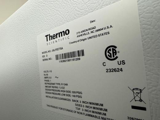 Thermo -20C Freezer-cover