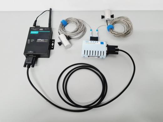 Vaisala Temperature Logger VL-1416-44V with Moxa Nport W2150A Lab-cover