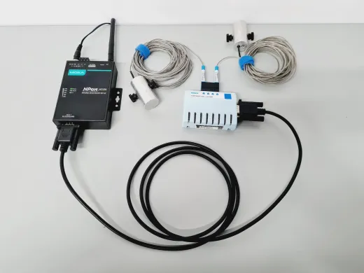 Vaisala Temperature Logger VL-1416-44V with Moxa Nport W2150A Lab