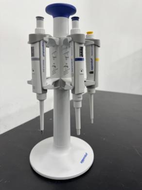 Eppendorf Research Plus Single Channel Pipette Set with Stand for Precision Liquid Handling-cover