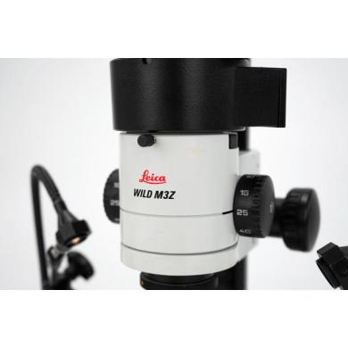 QP - Wild Leica M3Z Stereo Microscope 10x/21b 411589 1.0x + Fototube +  Light Source