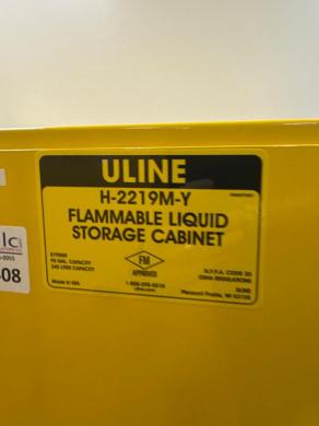 ULINE 879000 90 Gallon Flammable Liquid Storage Cabinet for Laboratory Safety-cover
