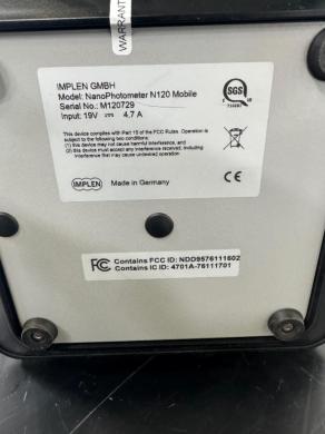 Implen N120 Mobile NanoPhotometer-cover