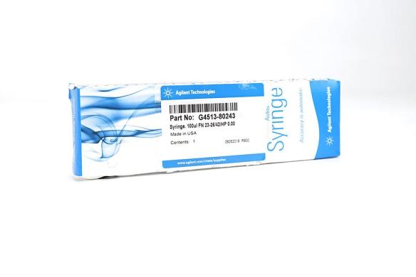Agilent G4513-80243 Blue Line ALS Autosampler Syringe, 100 µL Fixed Needle, 23-26/42 Cone-cover