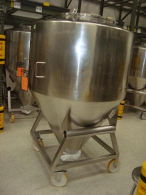 Bohle Mobile 1400 Liter Capacity Stainless Steel Storage Tote-cover