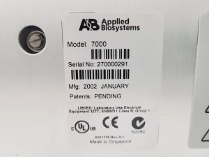 Applied Biosystems Prism 7000 Real-Time PCR Sequence Detection System, 4 of 13
